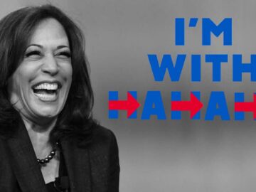 Kamala Harris Introduces New Campaign Slogan: ‘I’m With HAHAHA’