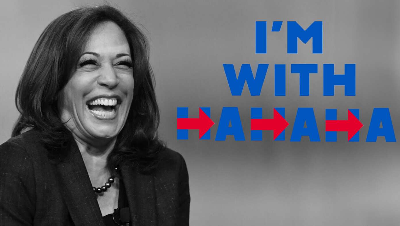 Kamala Harris Introduces New Campaign Slogan: ‘I’m With HAHAHA’